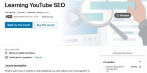 Learning YouTube SEO